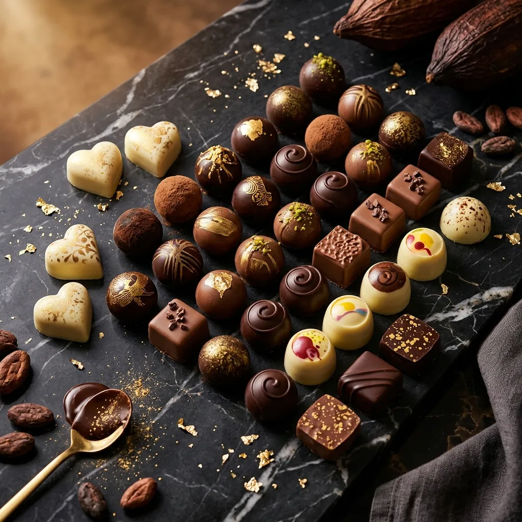 Artisan chocolate collection